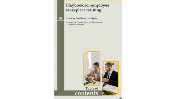Playbook For Employee Workplace Training Template