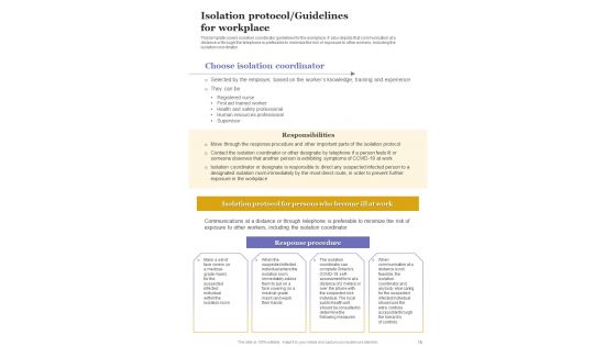 Playbook For Epidemic Business Resilience Strategy Template