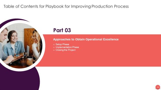 Playbook For Improving Production Process Ppt PowerPoint Presentation Complete Deck With Slides