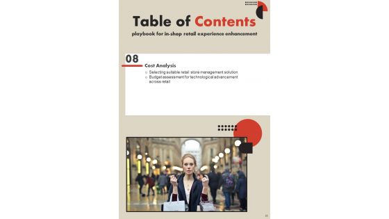 Playbook For In Shop Retail Experience Enhancement Template