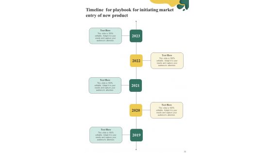 Playbook For Initiating Market Entry Of New Product Template