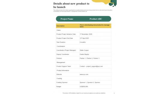 Playbook For Initiating Market Entry Of New Product Template