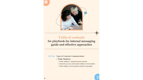 Playbook For Internal Messaging Guide And Effective Approaches Template
