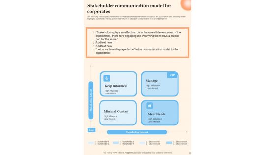 Playbook For Internal Messaging Guide And Effective Approaches Template