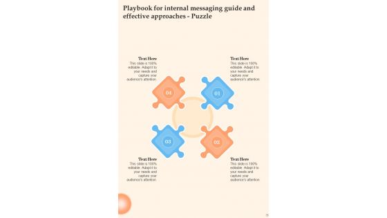 Playbook For Internal Messaging Guide And Effective Approaches Template