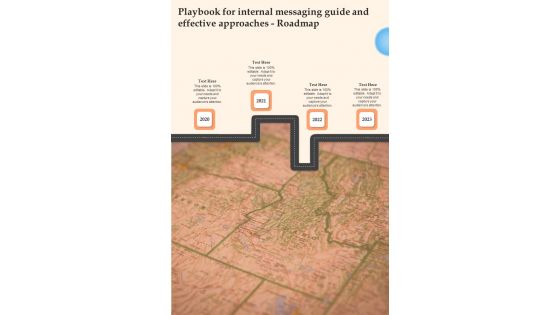 Playbook For Internal Messaging Guide And Effective Approaches Template