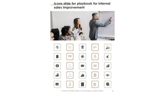 Playbook For Internal Sales Improvement Template