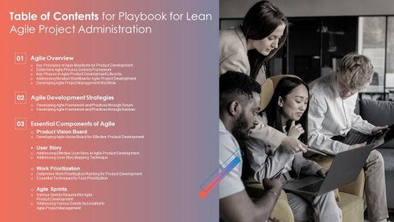 Playbook For Lean Agile Project Administration Ppt PowerPoint Presentation Complete With Slides