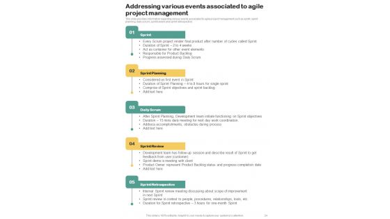 Playbook For Lean Six Sigma Project Administration Template