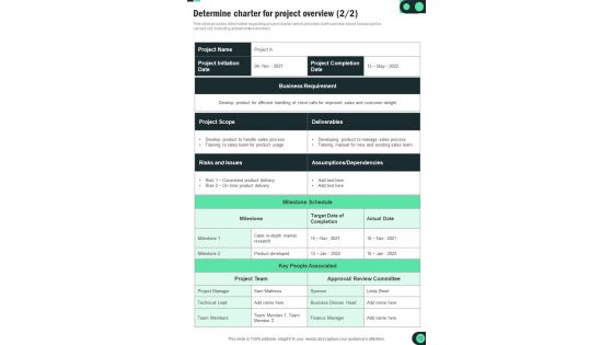 Playbook For Managing Different Projects Template