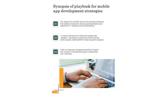 Playbook For Mobile App Development Strategies Template