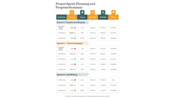 Playbook For Mobile App Development Strategies Template