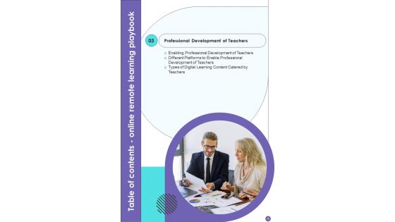 Playbook For Online Remote Learning Template