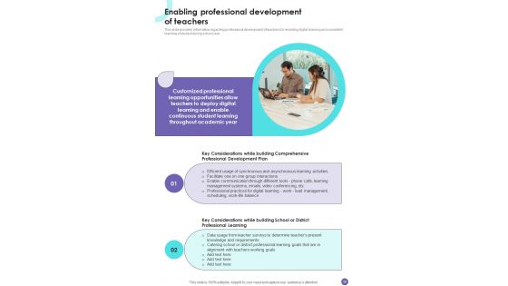 Playbook For Online Remote Learning Template