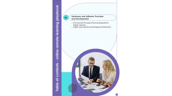 Playbook For Online Remote Learning Template