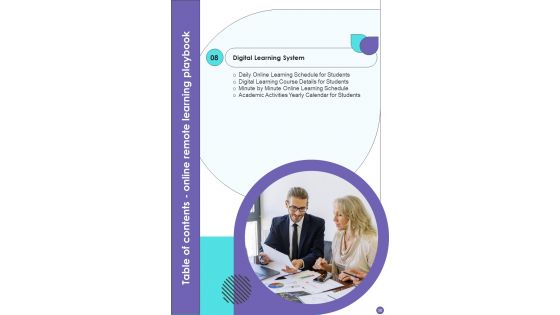 Playbook For Online Remote Learning Template