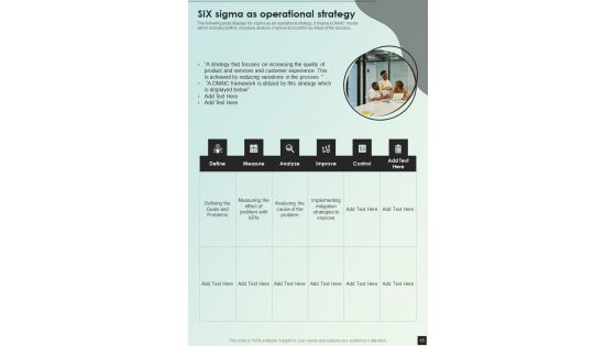 Playbook For Optimizing Companys Operations Template