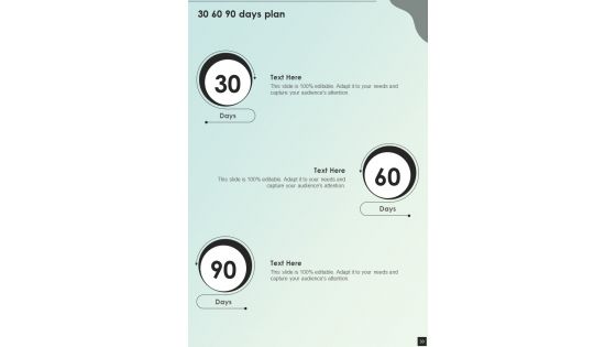 Playbook For Optimizing Companys Operations Template