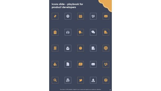 Playbook For Product Developers Template
