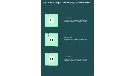 Playbook For Project Administrators Template