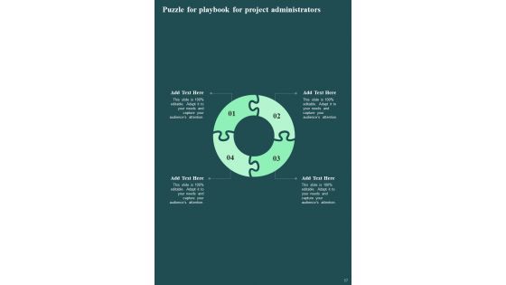 Playbook For Project Administrators Template