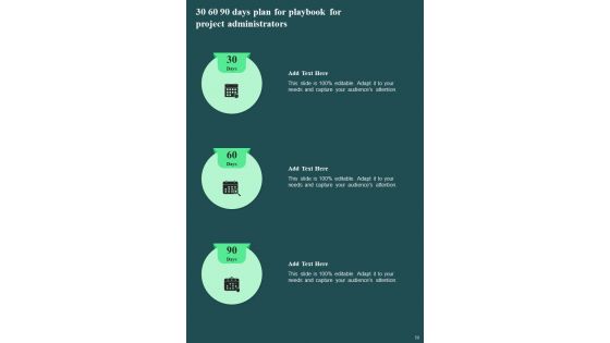 Playbook For Project Administrators Template