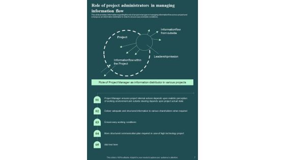 Playbook For Project Administrators Template