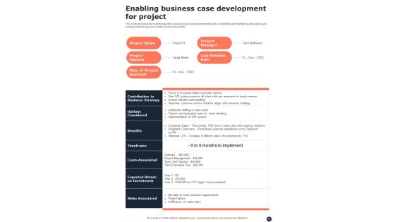 Playbook For Project Planning And Management Tactics Template