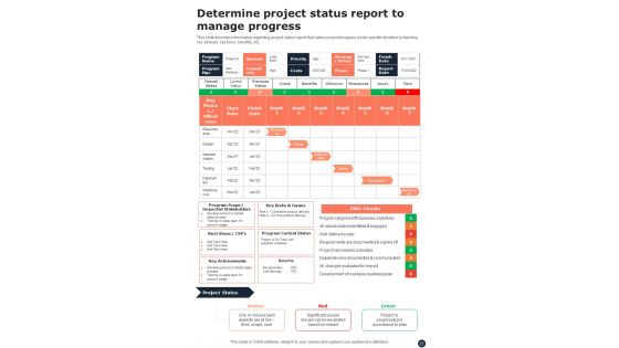 Playbook For Project Planning And Management Tactics Template