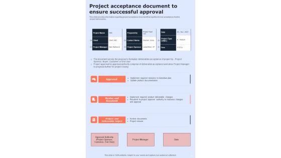 Playbook For Project Planning And Management Tactics Template