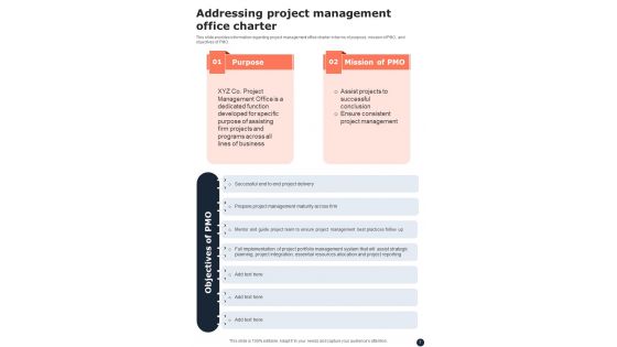 Playbook For Project Planning And Management Tactics Template