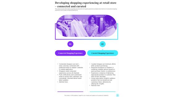 Playbook For Retail Experience Best Practices Template