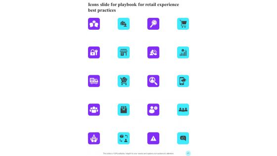 Playbook For Retail Experience Best Practices Template