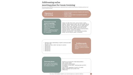 Playbook For Staff Development And Support Template