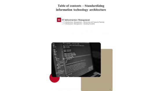 Playbook For Standardizing Information Technology Architecture Template