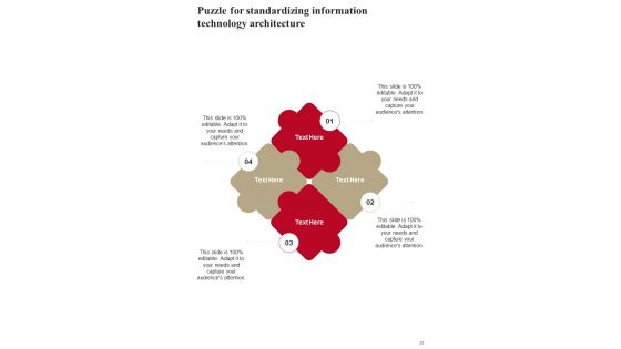 Playbook For Standardizing Information Technology Architecture Template