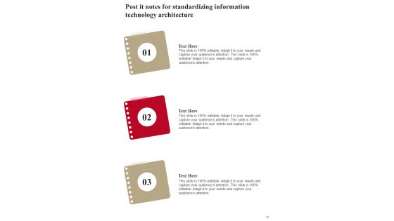 Playbook For Standardizing Information Technology Architecture Template