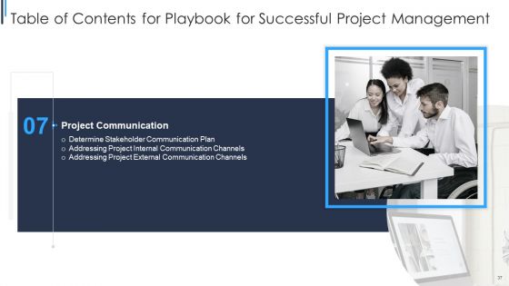 Playbook For Successful Project Management Ppt PowerPoint Presentation Complete Deck With Slides