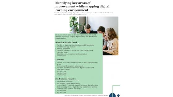 Playbook For Tech Infused Learning Template