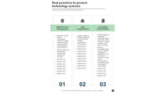 Playbook For Tech Infused Learning Template
