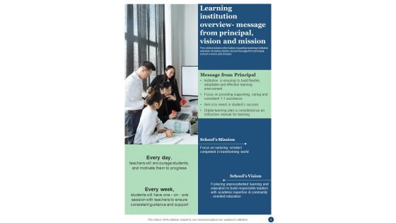 Playbook For Tech Infused Learning Template