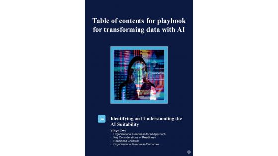 Playbook For Transforming Data With AI Template