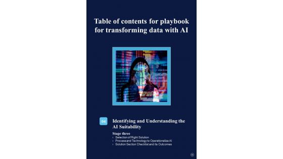 Playbook For Transforming Data With AI Template