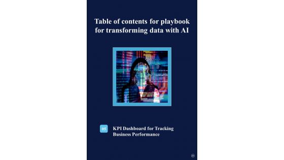 Playbook For Transforming Data With AI Template