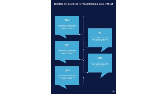 Playbook For Transforming Data With AI Template
