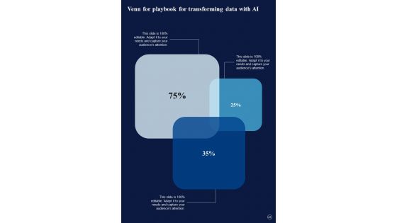 Playbook For Transforming Data With AI Template