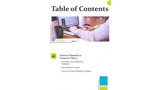 Playbook For Video Advertising On Social Media Platforms Template