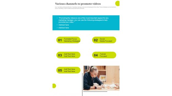 Playbook For Video Advertising On Social Media Platforms Template