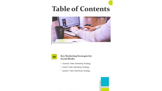 Playbook For Video Advertising On Social Media Platforms Template