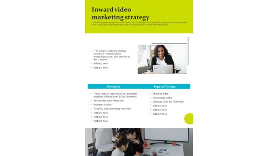 Playbook For Video Advertising On Social Media Platforms Template